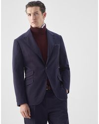 Brunello Cucinelli - Cotton Wool Blend Blazer Clothing - Lyst