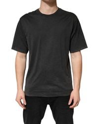 Dolce & Gabbana - Cotton Crewneck Short Sleeve T-Shirt - Lyst