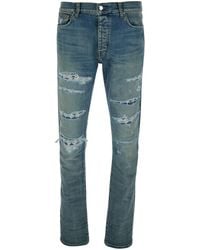 Amiri - 'Ma Quand' Jeans With Ripped Details - Lyst