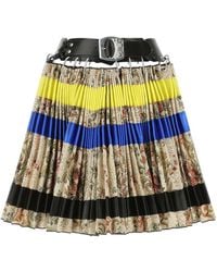 Chopova Lowena - Multicolor Wool Mini Skirt - Lyst