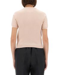 Maison Margiela - Wool Crew Neck T-Shirt Virgin Jumpers - Lyst