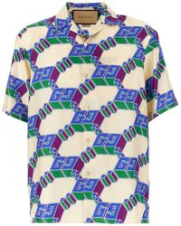Gucci - 3d GG Print Shirt - Lyst
