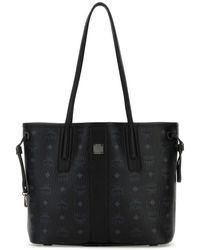 MCM - Printed Canvas Liz Shopping Bag - Lyst