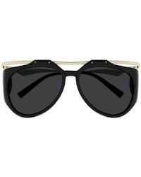 Saint Laurent - Sunglasses Aviator Full Rim, - Frame And Lens Slm137Amelia001 - Lyst