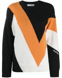 Valentino - Intarsia Knit Jumper Clothing - Lyst