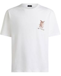 Etro - Cotton T Shirt - Lyst