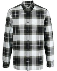 Fred Perry - Laurel Wreath-embroidered Checkered Shirt - Lyst