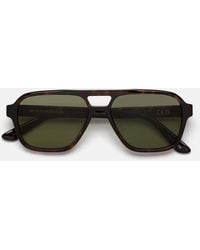 Retrosuperfuture - Maneval Havana Acetato Sunglasses - Lyst