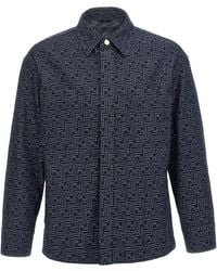 Fendi - Overshirt Denim Ff - Lyst