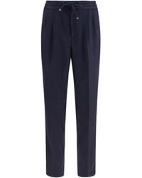 Brunello Cucinelli - Virgin Wool Pants Fleece Ovis Aries - Lyst