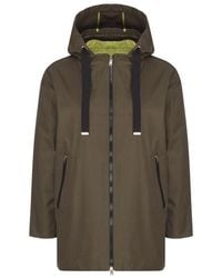 Herno - Bicolor Cotton Coat - Lyst