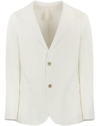 Eleventy - Single-Breasted Cotton Jacket - Lyst