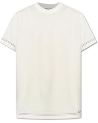 Burberry - T-Shirt With A Patch - Lyst