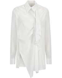 Y's Yohji Yamamoto - Cotton Shirt - Lyst
