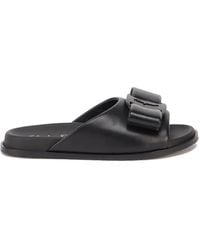 Ferragamo - Vara Leather Sandals - Lyst
