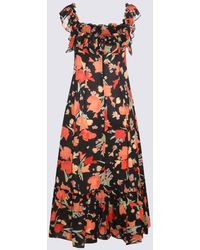 RIXO London - Havana Floral Viscose June Dress - Lyst