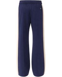 Valentino - Pants V-Logo Cotton Blend Polyester Trousers - Lyst