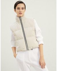 Brunello Cucinelli - Soft Quilted Sleeveless Jacket Clothing - Lyst