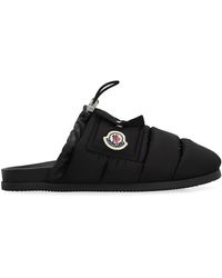 Moncler - Mini Padded Nylon Flat Sandals For - Lyst