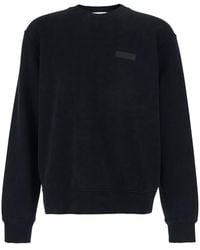 Givenchy - Crewneck Sweatshirt With Logo Patch On The Front - Lyst