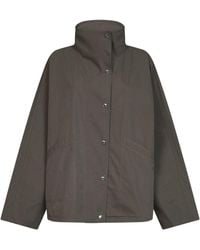 TOTEME - Clove Parachute Canvas Windbreaker Jacket - Lyst