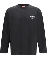 KENZO - Relaxed Fit Long-Sleeve T-Shirt - Lyst