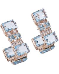 Ermanno Scervino - Earrings With Light Stones - Lyst