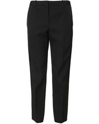 Givenchy - Pants With Side Bands Wool Trousers - Lyst