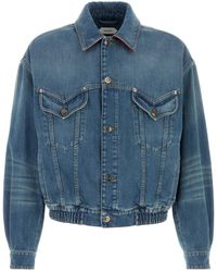 Versace - Denim Jacket - Lyst