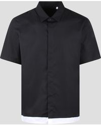 Neil Barrett - Loose Double Layer Short Sleeve Shirt - Lyst