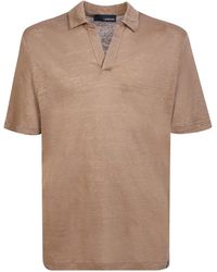Lardini - Linen Polo Light Shirt - Lyst