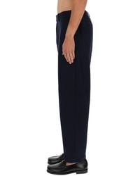 BOSS - Formal Pants With Relaxed Fit Polyester Trousers - Lyst