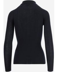 Sa Su Phi - Knitted Polo Shirt Dark Cashmere Tops - Lyst