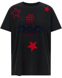 Vivienne Westwood - 'Orb And Stars Classic' T-Shirt - Lyst
