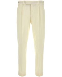 PT Torino - Ivory Stretch Wool Pant - Lyst