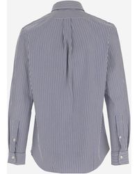 Polo Ralph Lauren - Shirt Stretch Cotton Striped - Lyst
