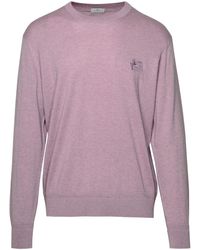 Etro - Lilac Cotton Blend Sweater - Lyst