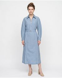 Brunello Cucinelli - Light Cotton Dress - Lyst