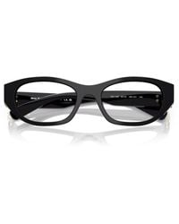 Miu Miu - 0Mu 03Wv 16K1O1 Nero Glasses - Lyst