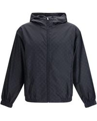 Gucci - Gg Jacquard Nylon Zip Jacket - Lyst