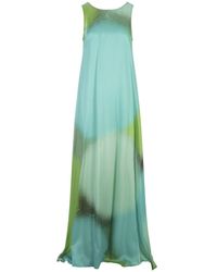Gianluca Capannolo - Shaded Long Sleeveless Dress - Lyst