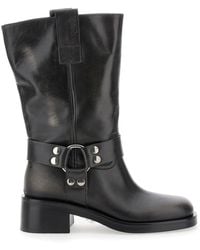 Strategia - Ankle Boots With Studs And Ring - Lyst