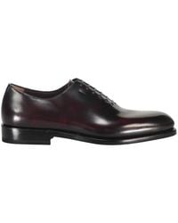 Ferragamo - Smooth Leather Lace-Up Shoes - Lyst