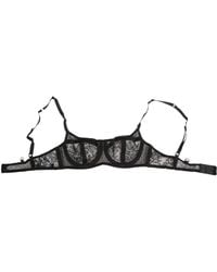 Dolce & Gabbana - Floral Lace Sheer Underwire Bra Underwear Polyamide (Nylon) Clothing - Lyst
