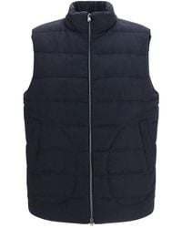 Herno - Wool-Blend Vest - Lyst