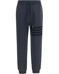Thom Browne - Loopback 4-Bar Track Pants Charcoal - Lyst