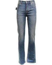 Bottega Veneta - High-waisted Flared Jeans In Denim - Lyst