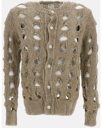 Comme des Garçons - Short Perforated Cardigan - Lyst
