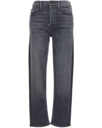 Mother - The Tomcat Ankle Jeans Gray - Lyst