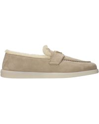 Prada - Loafers Suede/Desert - Lyst